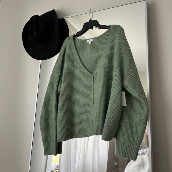 BP Green Sweater V Neck 3 X - Picture 1 of 6